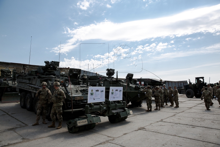 DRAGON PIONEER 2016. Cum arată tehnica adusă de militarii americani în Moldova (FOTOREPORT)