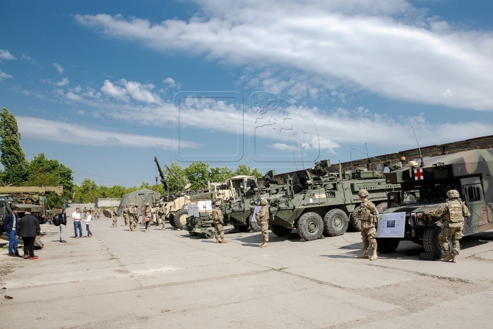 DRAGON PIONEER 2016. Cum arată tehnica adusă de militarii americani în Moldova (FOTOREPORT)