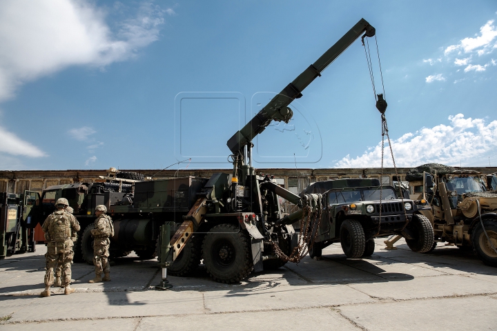 DRAGON PIONEER 2016. Cum arată tehnica adusă de militarii americani în Moldova (FOTOREPORT)