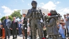Autoritățile din Crimeea au inaugurat o statuie care celebrează anexarea rusească (VIDEO)