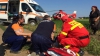 ACCIDENT deosebit de grav în Braşov! Un autocar cu copii s-a RĂSTURNAT (FOTO)