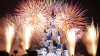 Spectacol cu focuri de artificii de o frumusețe rară la Disneyland