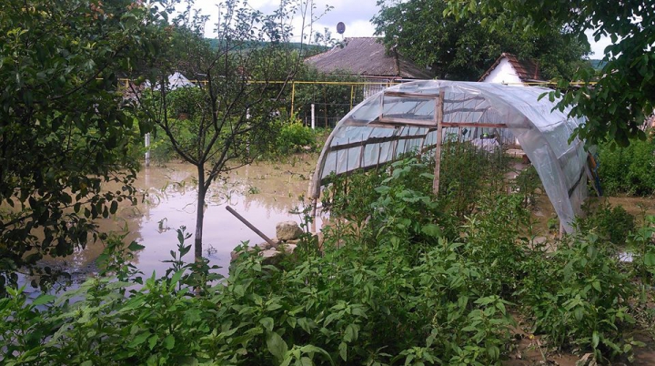 După ploaia de aseară, satul Cojuşna arată ca DUPĂ RĂZBOI (FOTO)