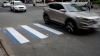 Zebră 3D în Capitală! Şoferii şi pietonii au PĂRERI DIFERITE faţă de marcajul rutier (FOTOREPORT)