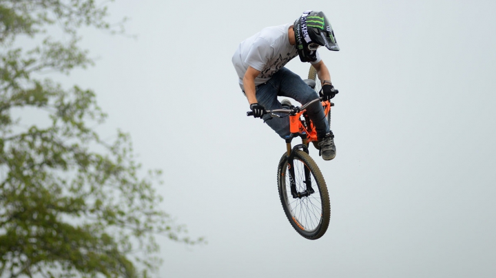 Brett Rheeder a câştigat cursa de ciclism în proba de slop-style, desfărşurată la Saalbach-Hinterglemm