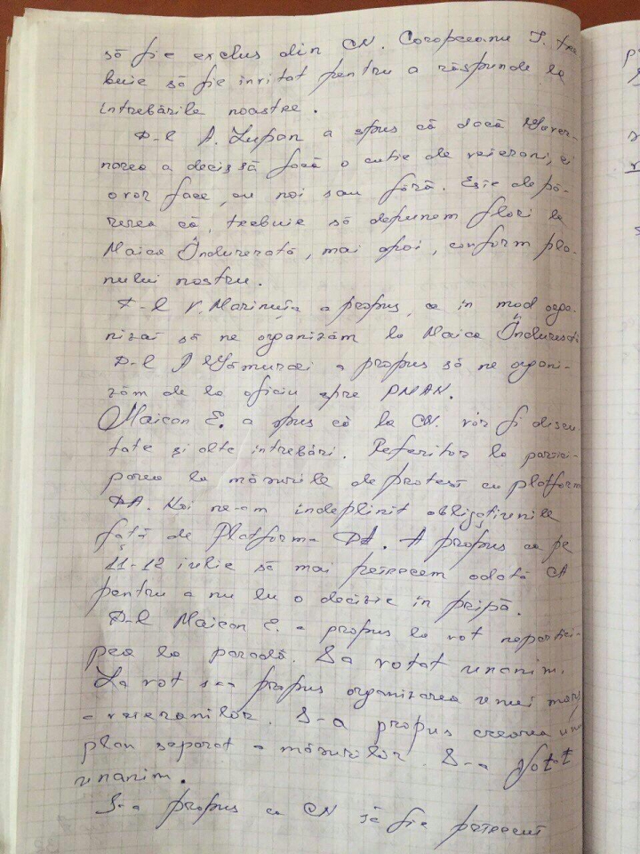 A fost făcut PUBLIC! Ce scrie în procesul verbal al şedinţei Uniunii Veteranilor