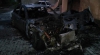 GROAZĂ în sectorul Râșcani al Capitalei: O mașină a luat foc chiar în curtea unui bloc