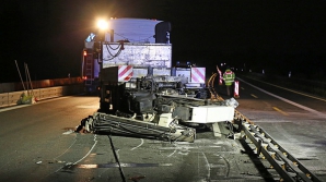 Un șofer moldovean, implicat într-un accident rutier în Germania (VIDEO)