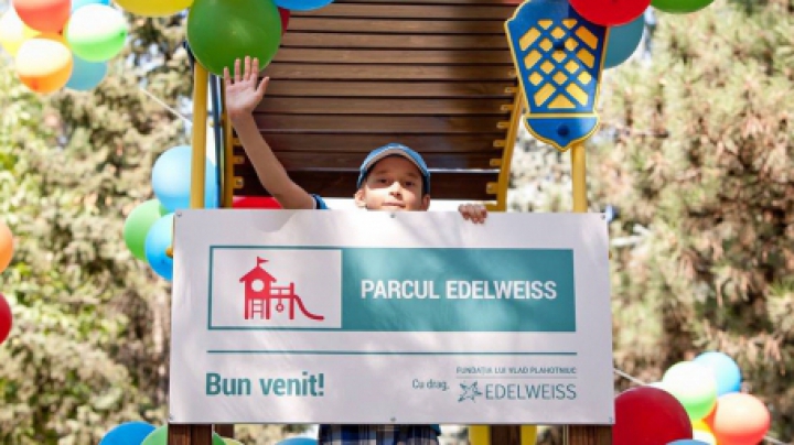 Parcurile Edelweiss, locuri sigure și moderne. Cum arată cel mai nou teren de joacă, inaugurat în Capitală