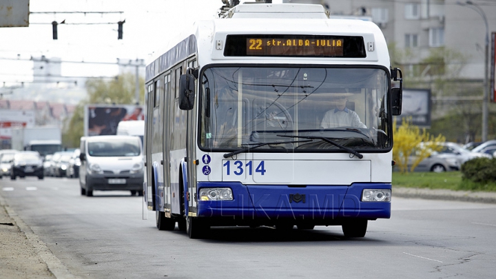 Traseul troleibuzului nr. 22, modificat. Iată cum va circula