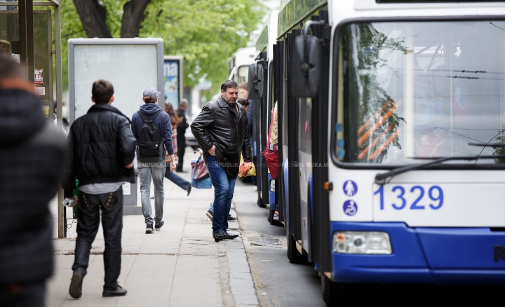 Cinci rute de troleibuz din Chișinău își SCHIMBĂ TRASEUL