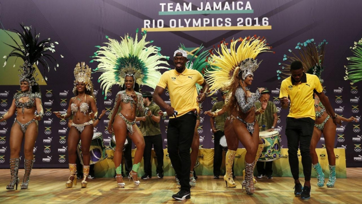 Jamaicanul Usain Bolt, starul mondial al atletismului, a oferit o inedită demonstrație de samba (VIDEO)