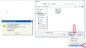 Cum repari sau recuperezi documente corupte în Word