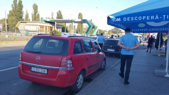 CONTROALE matinale în regiunea Autogării de Nord. Au fost ridicate plăcuțe de înmatriculare (FOTO)