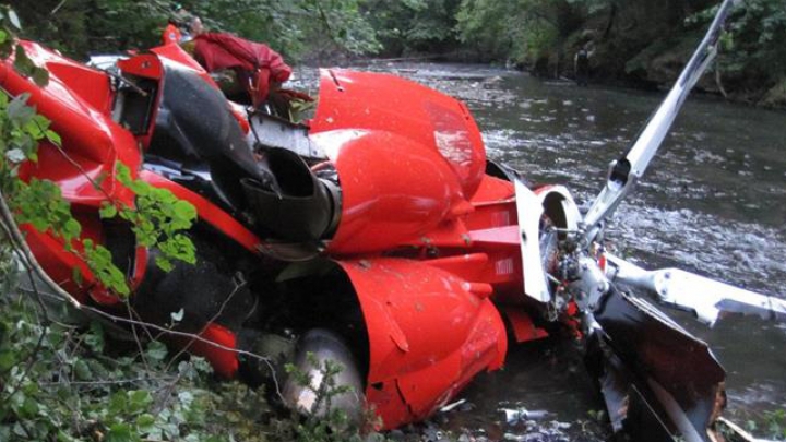 Un elicopter al serviciilor de salvare s-a prăbuşit în Slovacia: Patru pesoane şi-au pierdut viaţa