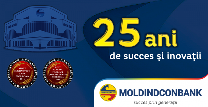 (P) Moldindconbank aniversează 25 de ani de succes şi inovaţii!