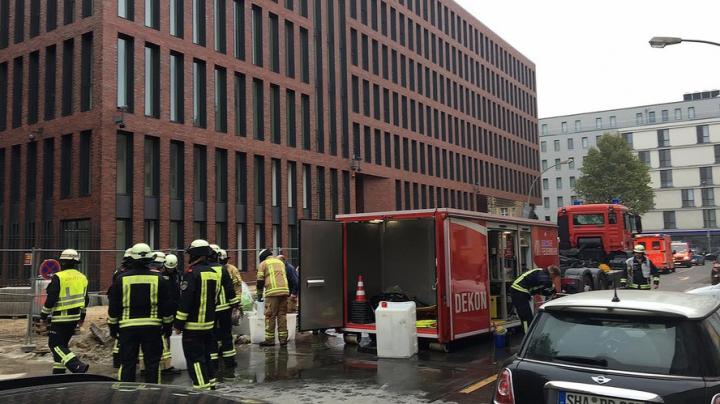 Sediul serviciilor secrete germane, EVACUAT din cauza unor vapori toxici de acid sulfuric