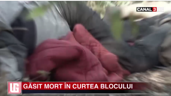 Cadavrul unui bărbat A FOST DESCOPERIT într-o curte din Capitală (VIDEO)