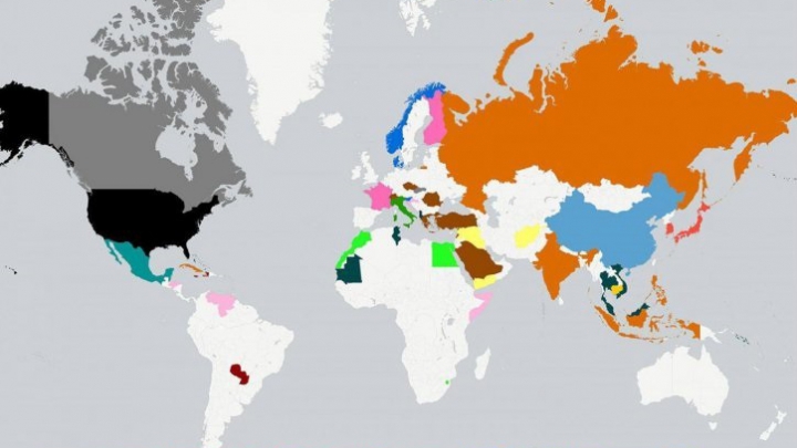 Harta țărilor în care turiștii nu vor să se mai întoarcă. Vezi de ce nu le place România, Rusia sau SUA