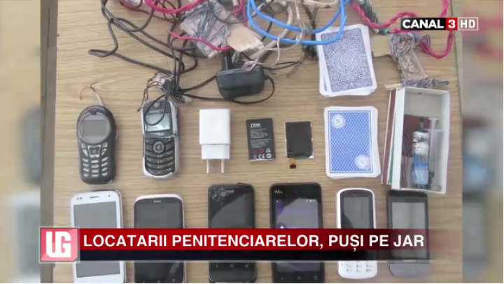 Captură IMPRESIONANTĂ de obiecte interzice. Locatarii penitenciarelor, puși pe jar de Poliţie (VIDEO)