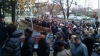 MOBILIZARE în stânga Nistrului. Mii de oameni stau la coadă să voteze la secțiile din Varnița (FOTO)
