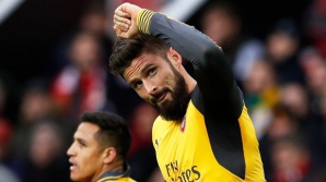 Manchester United 1-1 Arsenal Londra. Olivier Giroud a marcat cu o spectaculoasă lovitură de cap