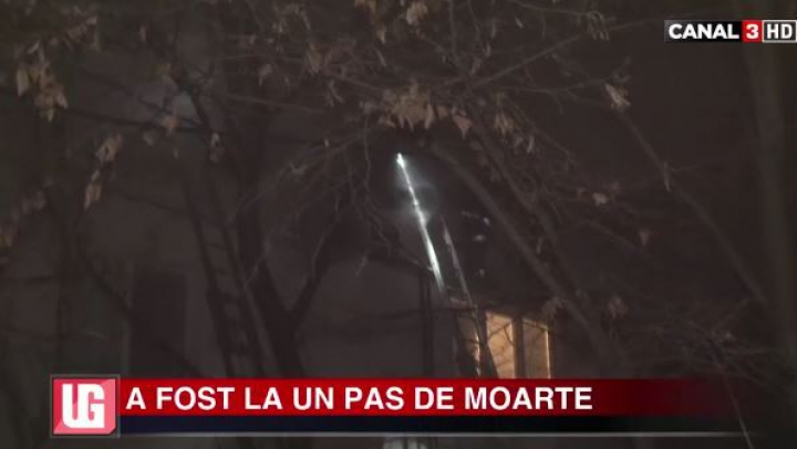 La un pas de MOARTE! Un tânăr de Capitală, salvat din incendiu datorită unui vecin