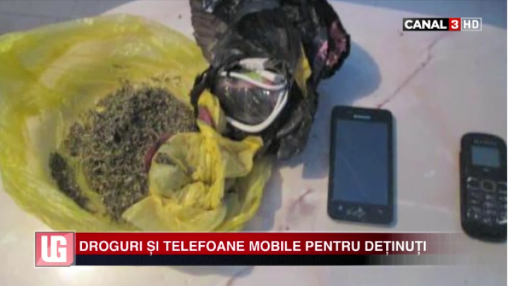 TENTATIVĂ CU GHINION! Droguri și telefoane mobile pentru deținuți (VIDEO)