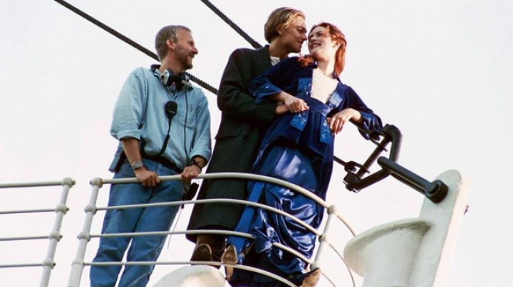 Fotografii din spatele filmărilor celebrului film Titanic (FOTO)