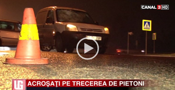 Două persoane, lovite de o maşină pe trecerea de pietoni în sectorul Ciocana. Care este starea lor de sănătate (VIDEO)