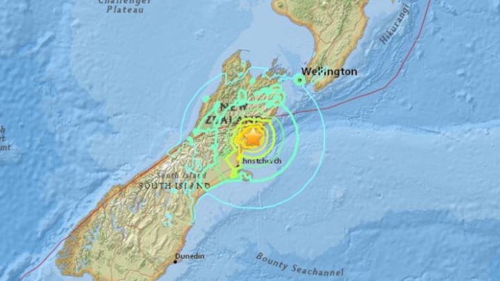 CUTREMUR PUTERNIC în Noua Zeelandă cu magnitudinea de 7,9 pe Richter (VIDEO)