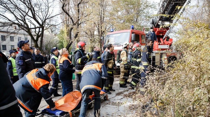 VINEREA NEAGRĂ! Imaginile tragicului eveniment din Capitală (FOTOREPORT)