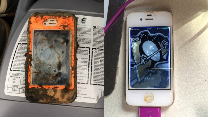 Un iPhone 4 a stat pe fundul unui lac timp de un an. Ce s-a întâmplat când a fost scos din apă