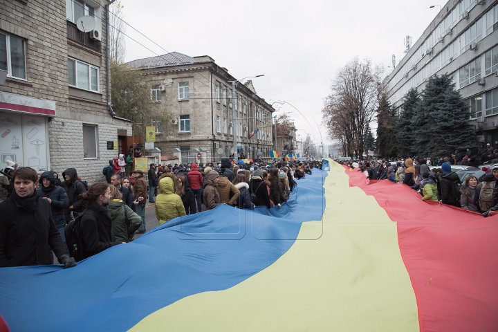 Partidul DA și unioniștii au protestat față de rezultatele alegerilor (FOTOREPORT)