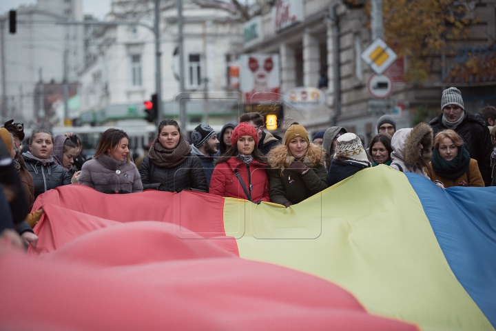 Partidul DA și unioniștii au protestat față de rezultatele alegerilor (FOTOREPORT)