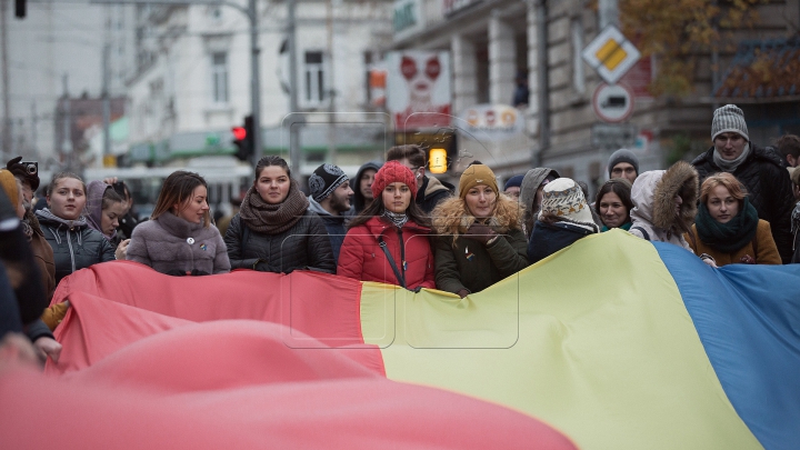 Partidul DA și unioniștii au protestat față de rezultatele alegerilor (FOTOREPORT)