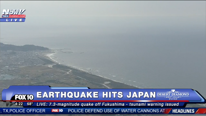 Cutremur puternic în Japonia. Coasta de Est, LOVITĂ DE TSUNAMI (FOTO/VIDEO)