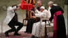 Circul a ajuns la Papa Francisc. Suveranul Pontif s-a delectat cu numere de acrobație și magie ale artiștilor