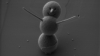 Sezonul sărbătorilor: Cercetătorii britanici au creat cel mai mic om de zăpadă