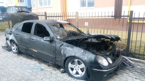 DETALII în cazul maşinii care a fost cuprinsă de flăcări în sectorul Buiucani al Capitalei