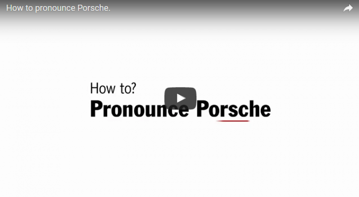 PUŢINI ŞTIU ASTA! Cum se pronunță corect Porsche (LECŢIE VIDEO)