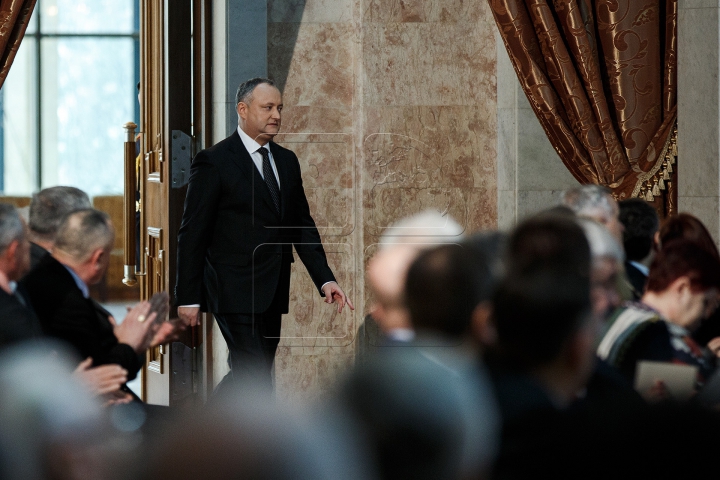 Igor Dodon, învestit în funcţia de preşedinte al Republicii Moldova (VIDEO/FOTOREPORT)