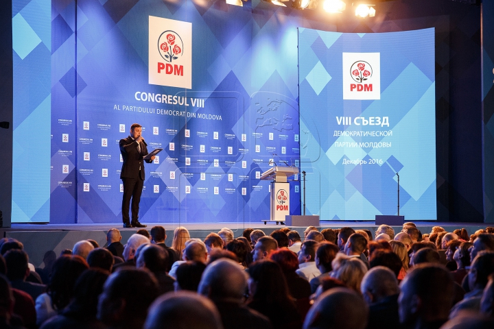 Congresul VIII al PDM. Vlad Plahotniuc: "Vom fi un partid care face lucrurile până la capăt" (FOTOREPORT)