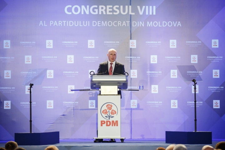 Pavel Filip, la cel de-al optulea congres al PDM: Îmi doresc să nu mai gestionăm crize, ci să dezvoltăm Moldova