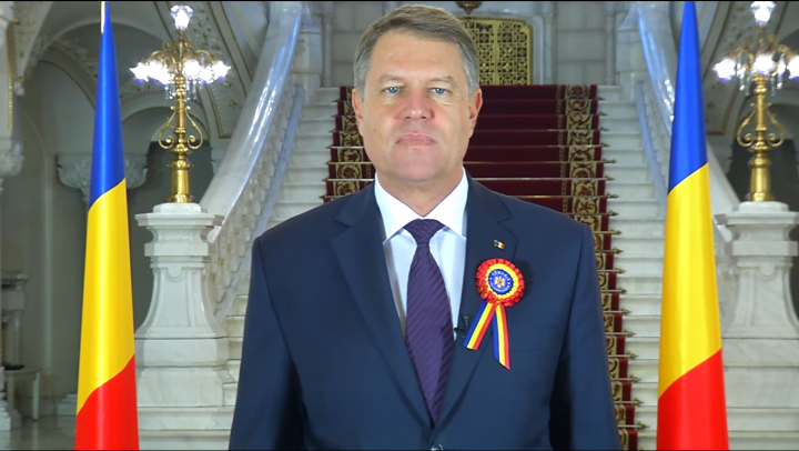 Mesajul lui Klaus Iohannis pentru toţi românii: "Este ziua noastră!" (VIDEO)