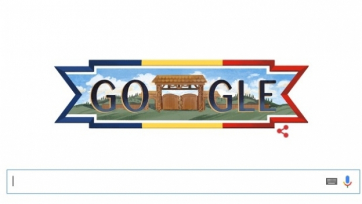 Google marchează Ziua Naţională a României printr-un doodle special (FOTO)