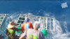ŞOCANT! Un scafandru a scăpat MIRACULOS după ce un rechin a intrat în cuşca subacvatică (VIDEO)