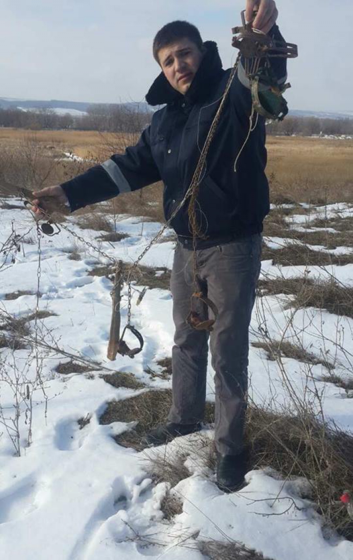 Un braconier din Leova, prins în flagrant de inspectorii de mediu (FOTO)