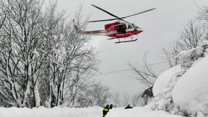 PRIMELE IMAGINI din interiorul hotelului din Italia lovit o avalanşă (FOTO/VIDEO)