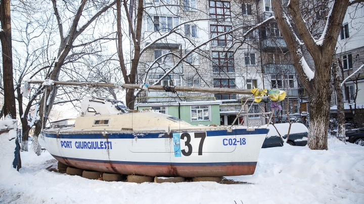 IAHT în mijlocul unei curți din Chișinău! Cum a ajuns acolo și când va face înconjurul lumii (FOTOREPORT)